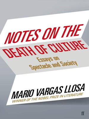 cover image of Notes on the Death of Culture